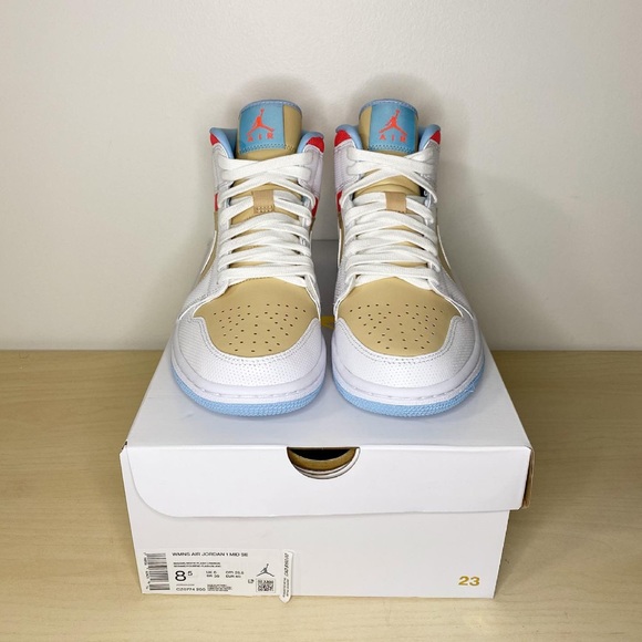 SOLD-Air Jordan 1 Mid Sesame - Picture 3 of 3